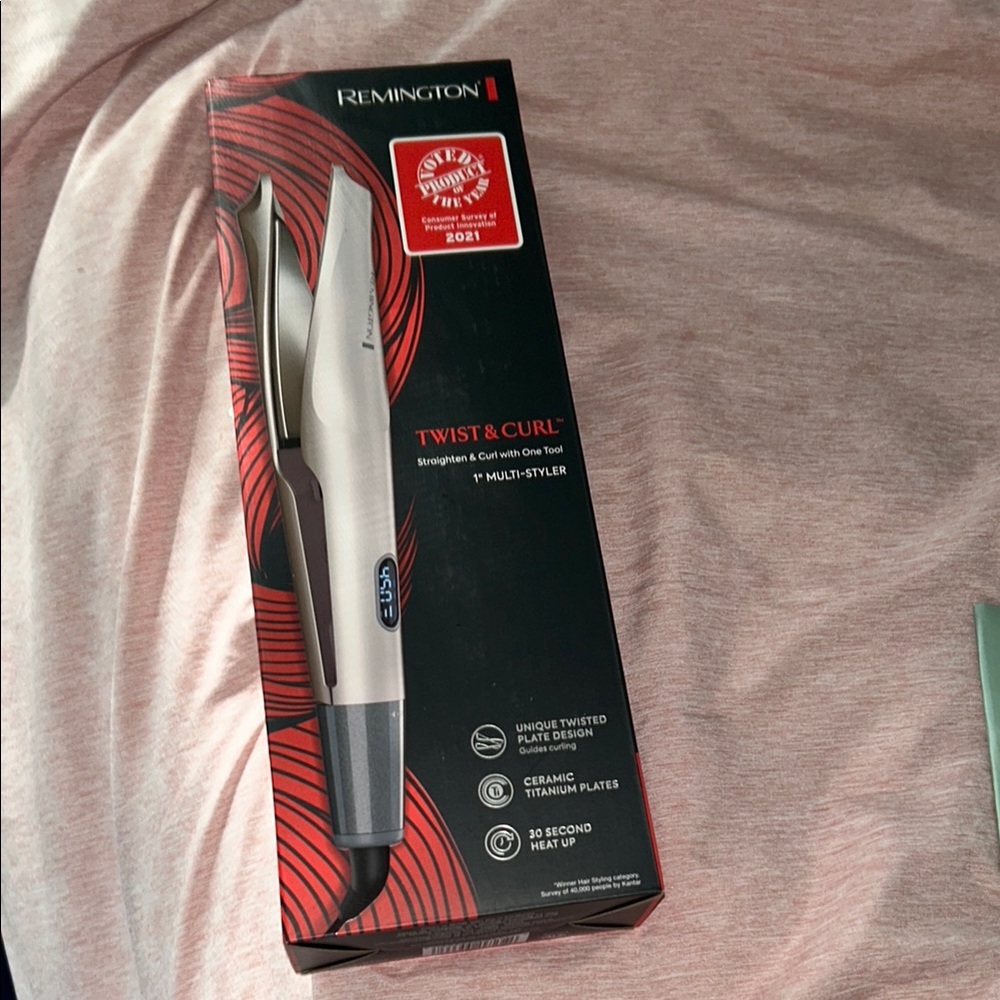 Remington Twist & Curl Multi-Styler in Silver and Black